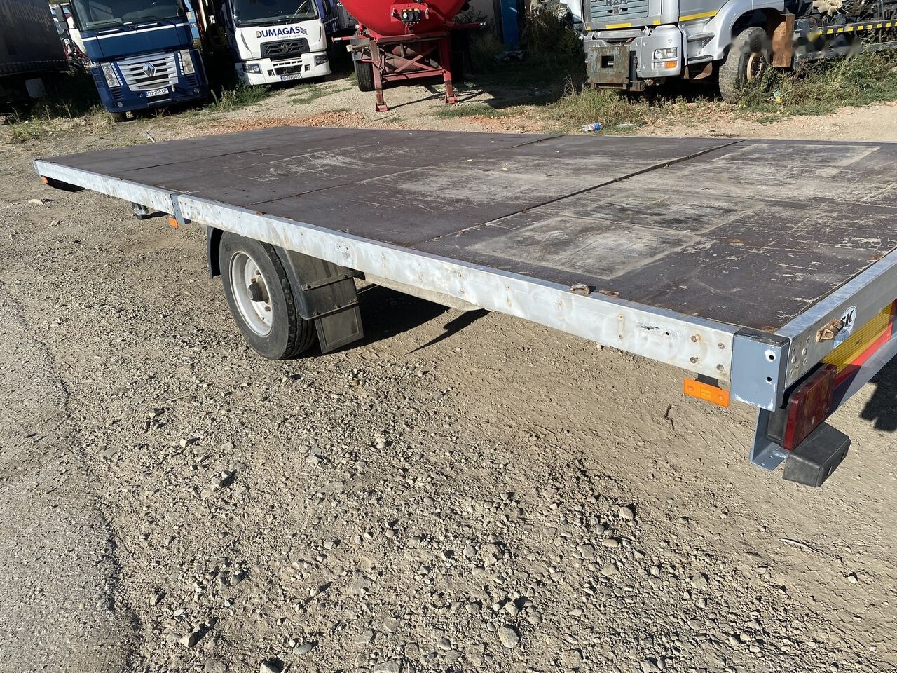 Schmitz Cargobull REPACOM Rema remorca 6,5 m lungime platforma pentru marfa / util - Dropside/ Flatbed trailer: picture 2 Schmitz Cargobull REPACOM Rema remorca 6,5 m lungime platforma pentru marfa / util - Dropside/ Flatbed trailer: picture 2