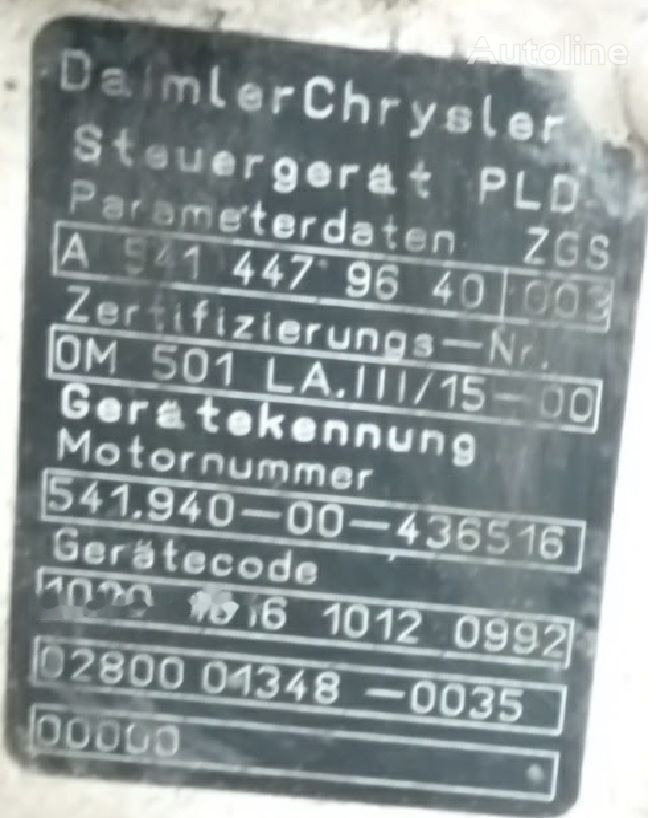 Mercedes-Benz OM 501 LA.III/15-00 Mercedes-Benz ACTROS - Engine for Truck: picture 3 Mercedes-Benz OM 501 LA.III/15-00 Mercedes-Benz ACTROS - Engine for Truck: picture 3