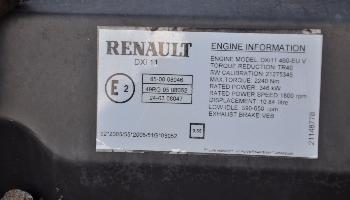 Renault DXi11 Renault PREMIUM DXI - Engine for Truck: picture 3 Renault DXi11 Renault PREMIUM DXI - Engine for Truck: picture 3