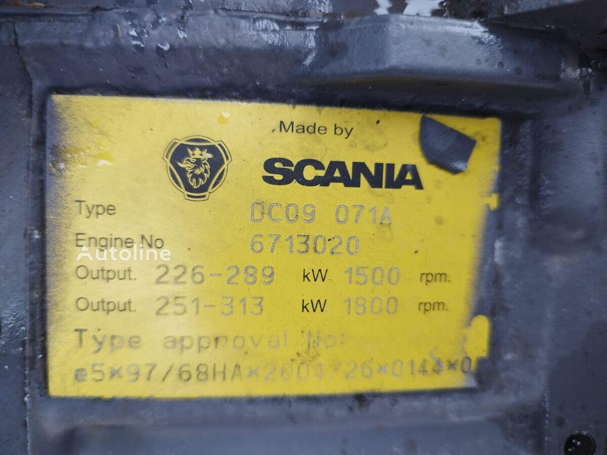Scania DC09 071A Scania truck - Engine for Truck: picture 2 Scania DC09 071A Scania truck - Engine for Truck: picture 2