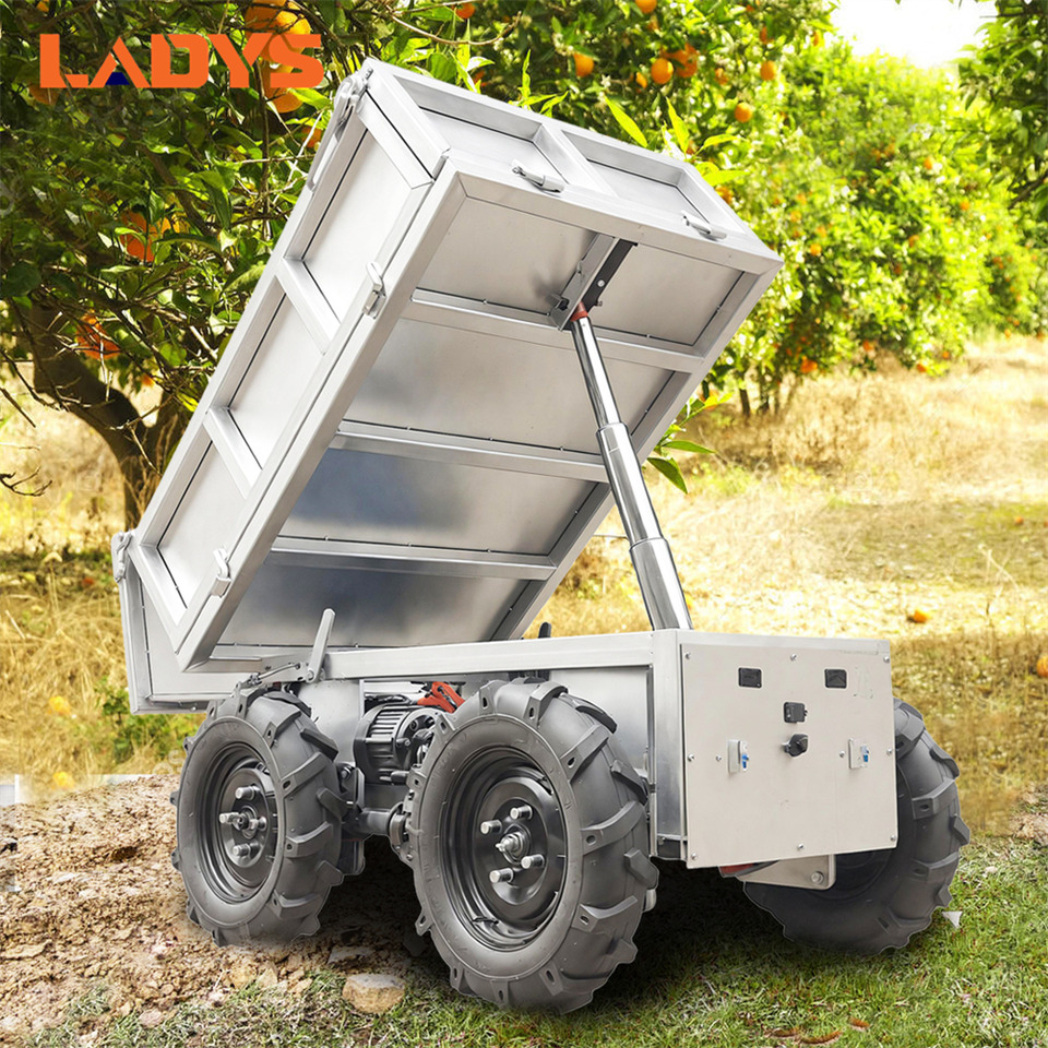 LADYS D-600 All-Terrain Four-Wheel Drive And Eight-Wheel Drive Transport Truck, Mountain Area Farm Orchard Greenhouse Construction Site Creeper Remote Control Electric Agricultural Transport Vehicle - ATV/ Quad: picture 4 LADYS D-600 All-Terrain Four-Wheel Drive And Eight-Wheel Drive Transport Truck, Mountain Area Farm Orchard Greenhouse Construction Site Creeper Remote Control Electric Agricultural Transport Vehicle - ATV/ Quad: picture 4
