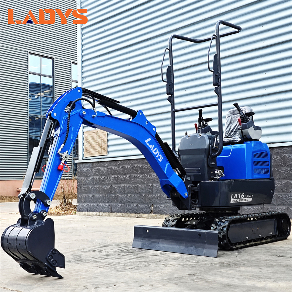 LADYS LA16Pro Mini Excavator CE Certification Kubota Engine(Factory Outlet) Mini Pelle Minibagger Minikoparka Miniexcavadora - Mini excavator: picture 4 LADYS LA16Pro Mini Excavator CE Certification Kubota Engine(Factory Outlet) Mini Pelle Minibagger Minikoparka Miniexcavadora - Mini excavator: picture 4