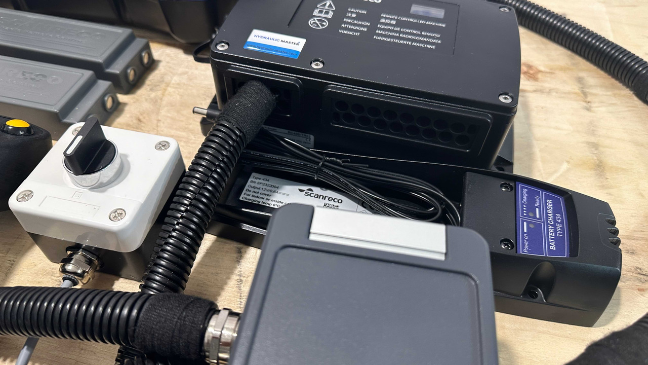 Forestry equipment Control Set Radio Remote Scanreco RC400 and JP Joysticks PWM for Nordhydraulic, Kubota, Parker: picture 15