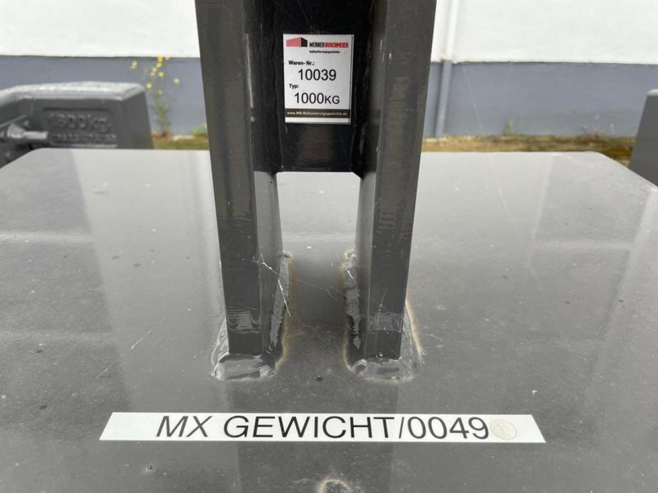 1000KG BUSCHMEIER FRONTGEWICHT - Counterweight: picture 4 1000KG BUSCHMEIER FRONTGEWICHT - Counterweight: picture 4