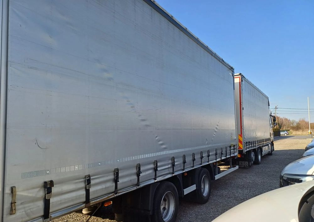 DAF XF 480 SUPER SPACE CAB / ZESTAW TANDEM PRZEJAZDOWY 120m3 - Curtain side truck: picture 3 DAF XF 480 SUPER SPACE CAB / ZESTAW TANDEM PRZEJAZDOWY 120m3 - Curtain side truck: picture 3