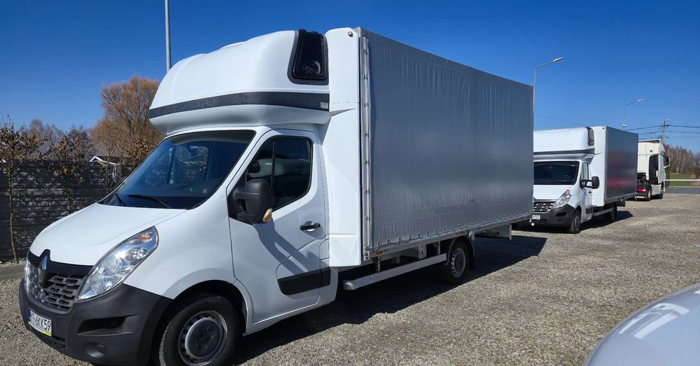 Renault Master 2x +zabudowa 12 palet-reg wysokości Spanie XXL - Curtain side van: picture 2 Renault Master 2x +zabudowa 12 palet-reg wysokości Spanie XXL - Curtain side van: picture 2