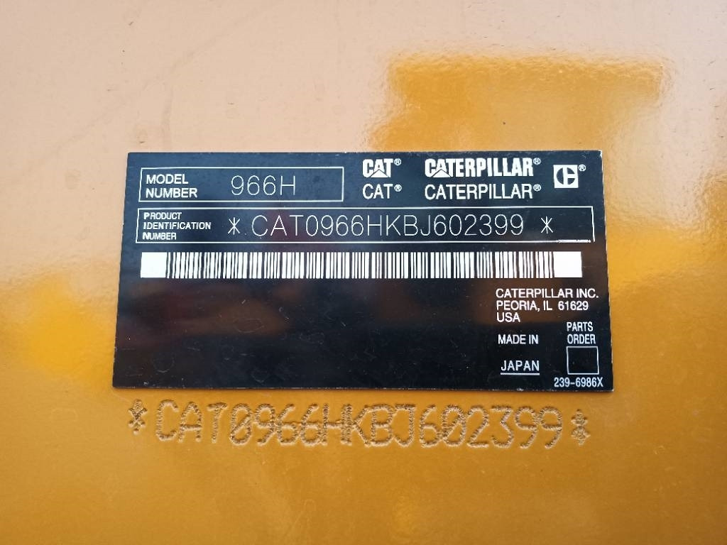 CAT 966 H - Wheel loader: picture 2 CAT 966 H - Wheel loader: picture 2