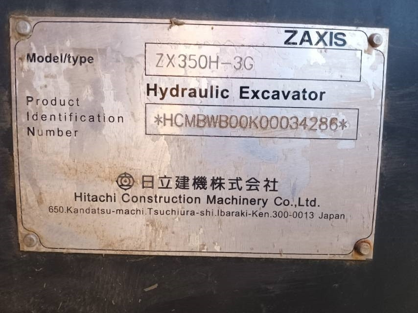 Hitachi ZX 350 - Crawler excavator: picture 5 Hitachi ZX 350 - Crawler excavator: picture 5