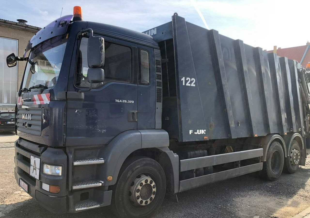 MAN TGA 26.320 Śmieciarka TGA 26.320 Śmieciarka Powerpress 525 FAUN 2008 - Garbage truck: picture 2 MAN TGA 26.320 Śmieciarka TGA 26.320 Śmieciarka Powerpress 525 FAUN 2008 - Garbage truck: picture 2