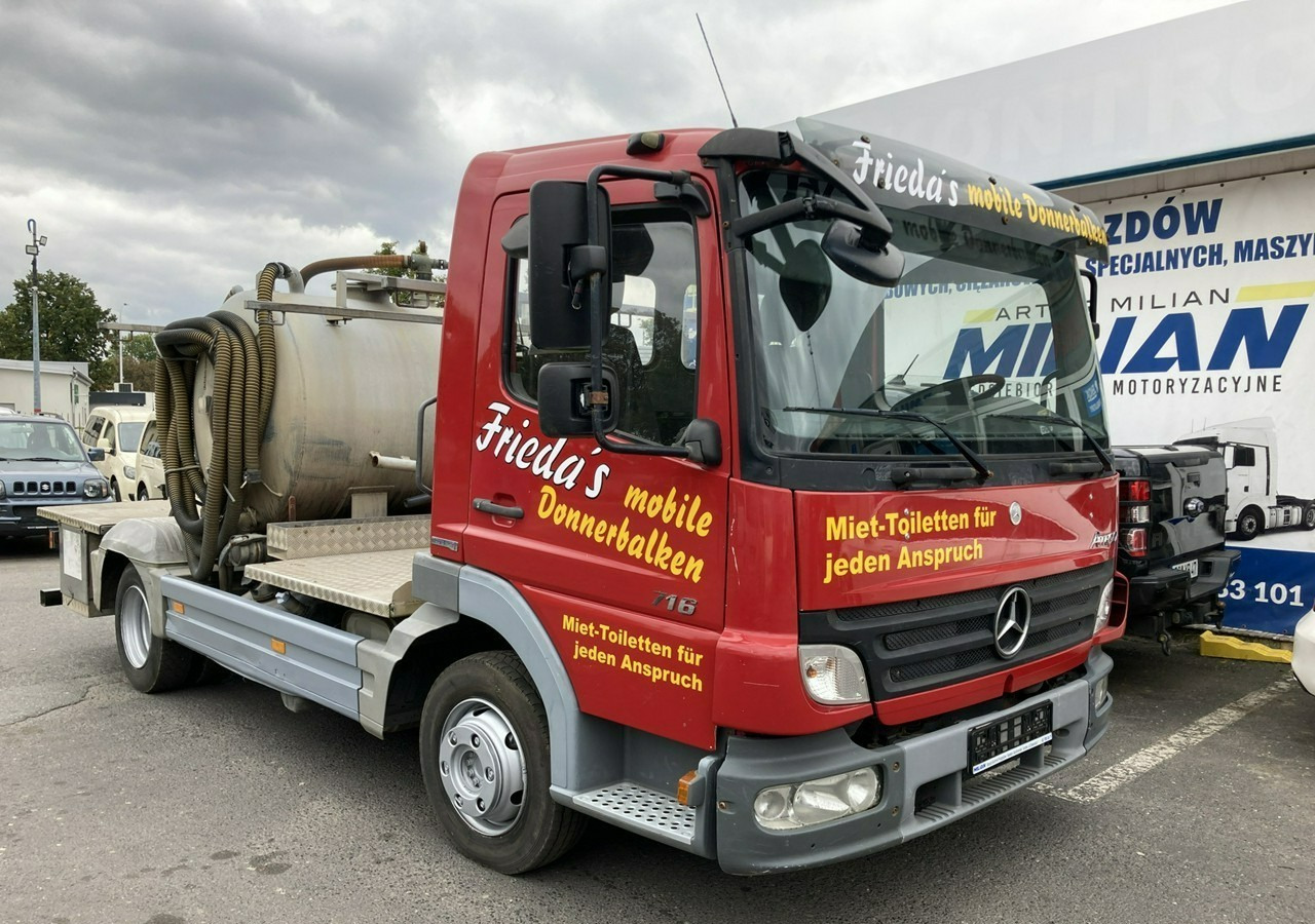 Mercedes-Benz Atego Atego716 Toitoi dowywozu WC Asanizacyjny Wuko Kanalizacja Toi Toi 20 - Vacuum truck: picture 1 Mercedes-Benz Atego Atego716 Toitoi dowywozu WC Asanizacyjny Wuko Kanalizacja Toi Toi 20 - Vacuum truck: picture 1