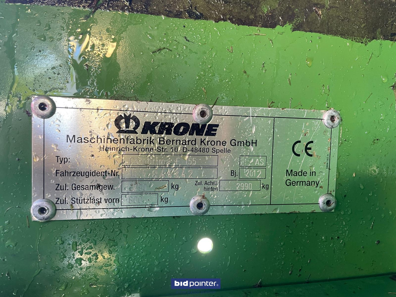 Krone Comprima F 155 XC - Round baler: picture 4 Krone Comprima F 155 XC - Round baler: picture 4