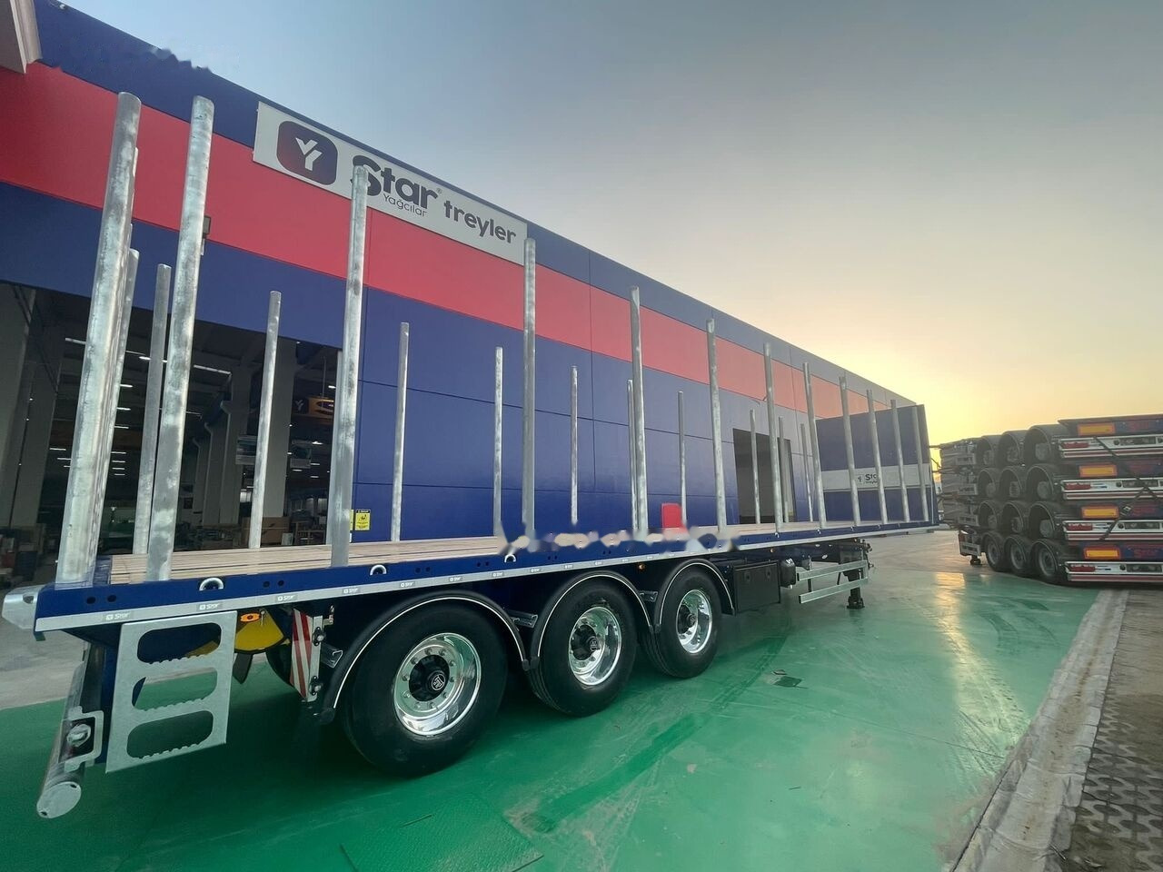 New Dropside/ Flatbed semi-trailer STAR YAGCILAR Heavy duty Platform: picture 7