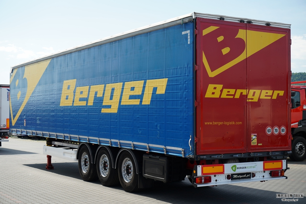 BERGER ECOTRAIL / FIRANKA / STANDARD / SUPER LEKKA 5 000 KG !!! / SAF / 2019 R - Curtainsider semi-trailer: picture 4 BERGER ECOTRAIL / FIRANKA / STANDARD / SUPER LEKKA 5 000 KG !!! / SAF / 2019 R - Curtainsider semi-trailer: picture 4
