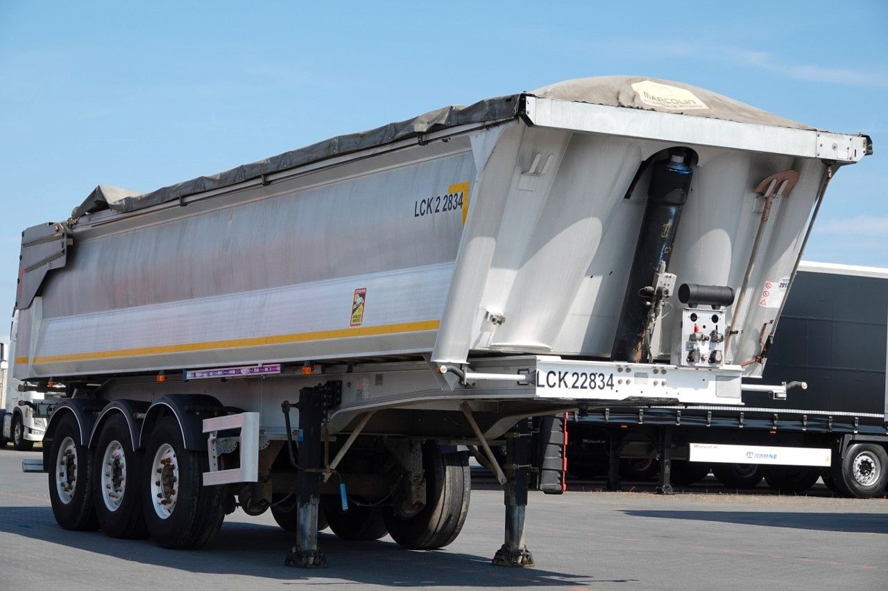 Benalu WYWROTKA 27 m3 / ALUMINIOWA / HYDRAULICZNA KLAPA - Tipper semi-trailer: picture 1 Benalu WYWROTKA 27 m3 / ALUMINIOWA / HYDRAULICZNA KLAPA - Tipper semi-trailer: picture 1