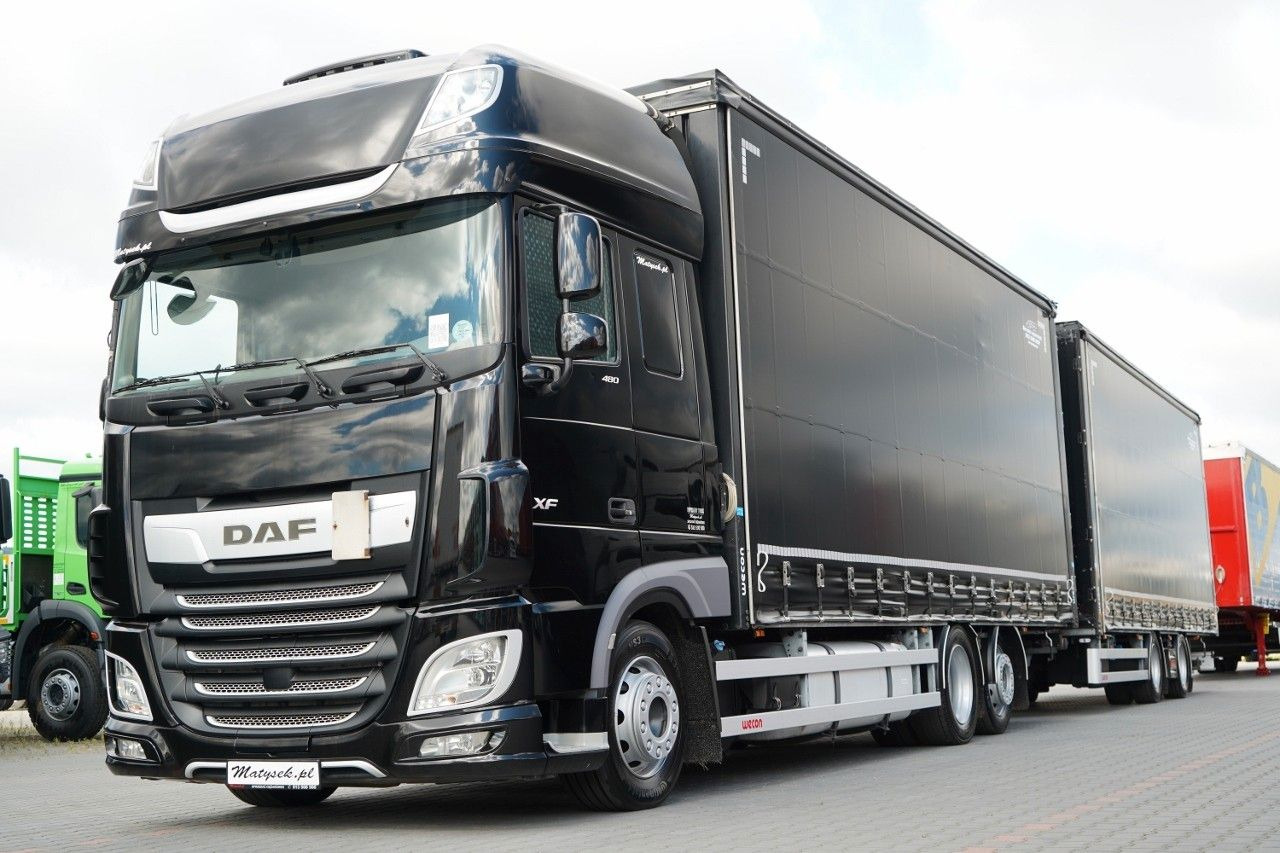 DAF XF 480 / I PARK-COOL / ZESTAW TANDEM / 120 M3 / - Curtain side truck: picture 2 DAF XF 480 / I PARK-COOL / ZESTAW TANDEM / 120 M3 / - Curtain side truck: picture 2