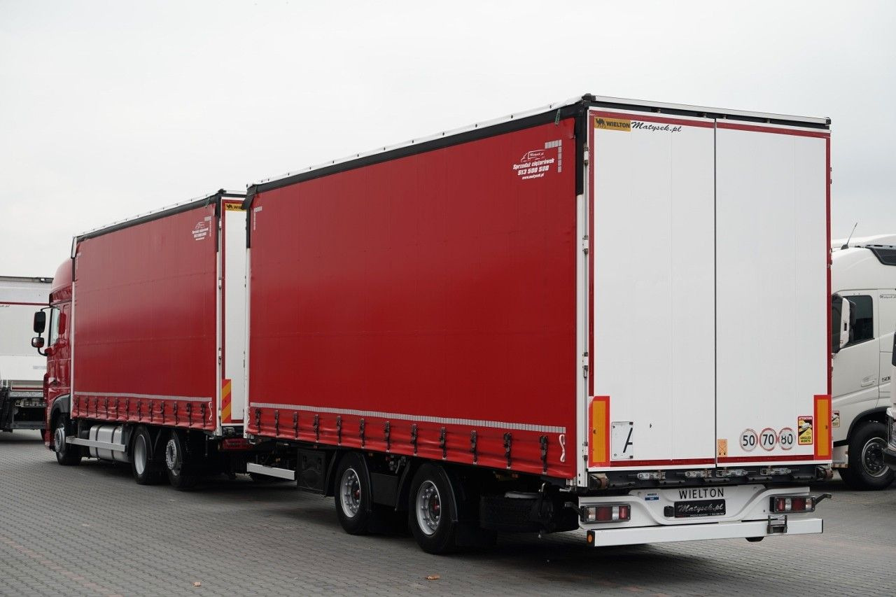 DAF XF 480 / ZESTAW TANDEM / 120 M3 / PRZEJAZDOWY / - Curtain side truck: picture 2 DAF XF 480 / ZESTAW TANDEM / 120 M3 / PRZEJAZDOWY / - Curtain side truck: picture 2