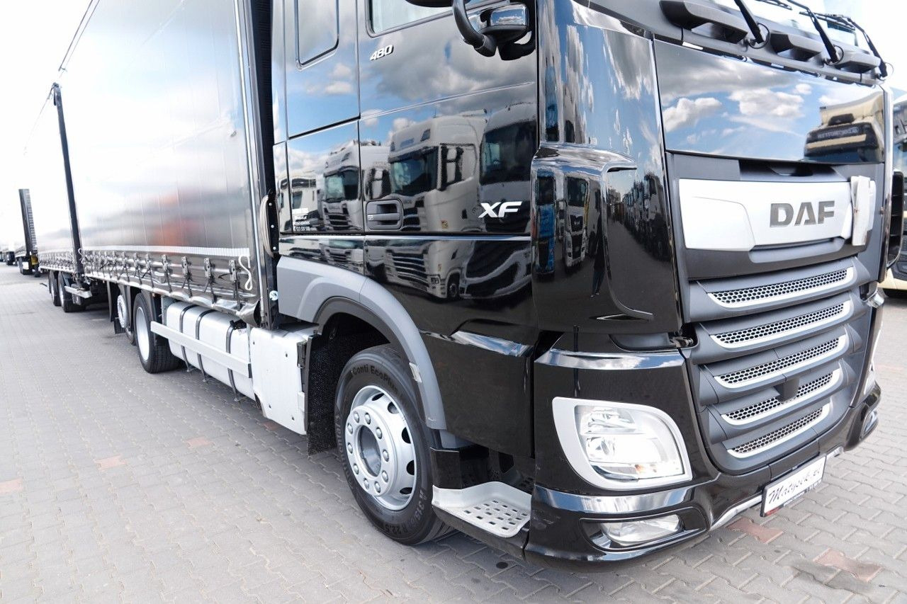 DAF XF 480 / ZESTAW TANDEM / 120 M3 / PRZEJAZDOWY / - Curtain side truck: picture 5 DAF XF 480 / ZESTAW TANDEM / 120 M3 / PRZEJAZDOWY / - Curtain side truck: picture 5