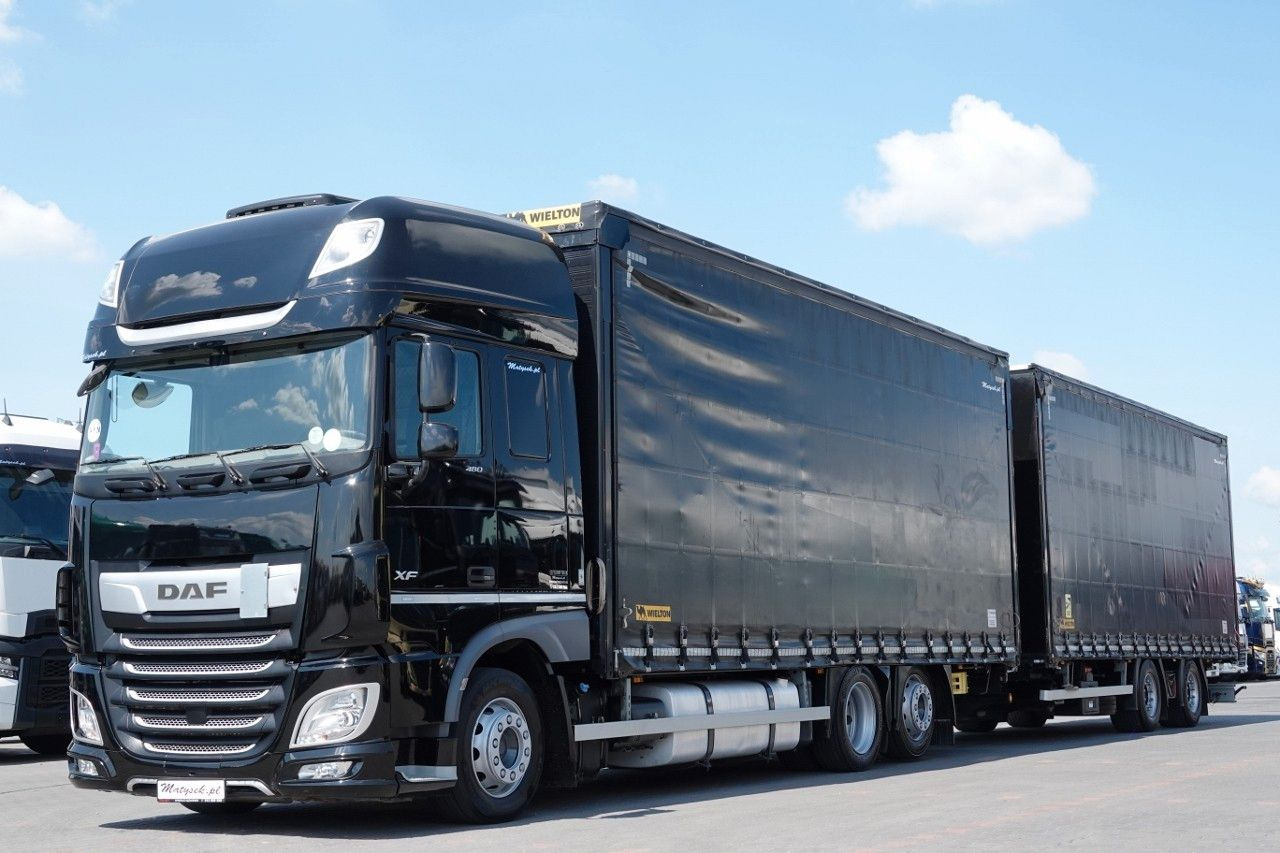 DAF XF 480 / ZESTAW TANDEM / 120 M3 / PRZEJAZDOWY / - Curtain side truck: picture 4 DAF XF 480 / ZESTAW TANDEM / 120 M3 / PRZEJAZDOWY / - Curtain side truck: picture 4