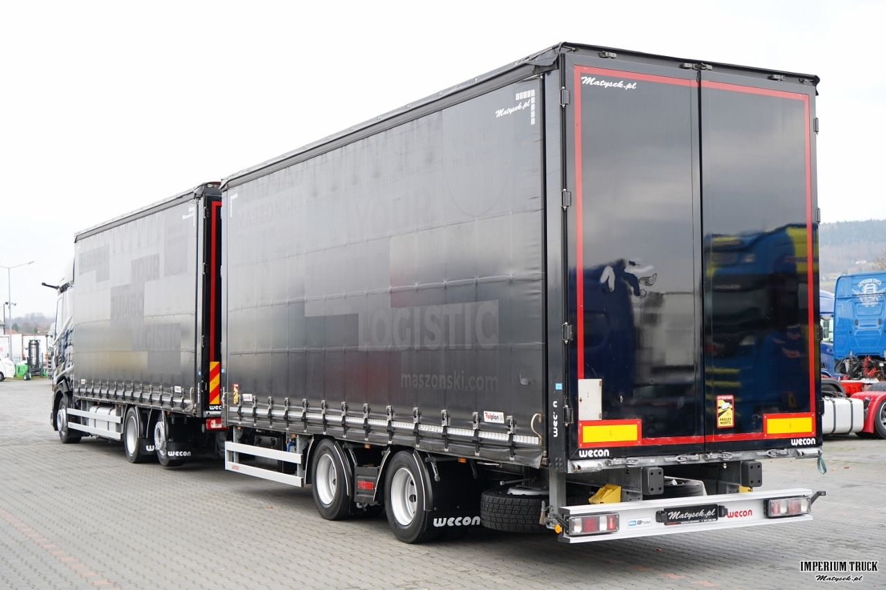 DAF XG 480 / ZESTAW TANDEM / 120 M3 / PRZEJAZDOWY / OŚ PODNOSZONA / KLIMA POSTOJOWA / WECON / SAF / 2023 R - Curtain side truck: picture 2 DAF XG 480 / ZESTAW TANDEM / 120 M3 / PRZEJAZDOWY / OŚ PODNOSZONA / KLIMA POSTOJOWA / WECON / SAF / 2023 R - Curtain side truck: picture 2