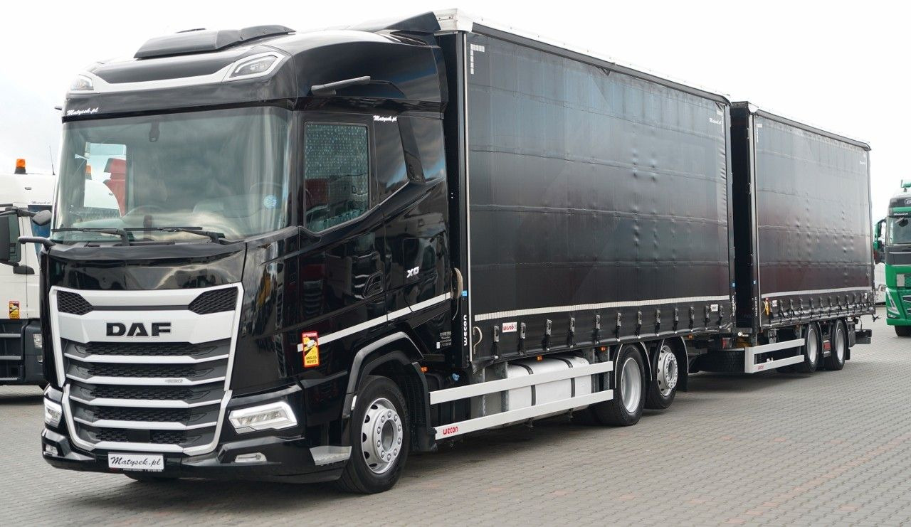DAF XG 480 / ZESTAW TANDEM / 120 M3 / PRZEJAZDOWY / - Curtain side truck: picture 1 DAF XG 480 / ZESTAW TANDEM / 120 M3 / PRZEJAZDOWY / - Curtain side truck: picture 1