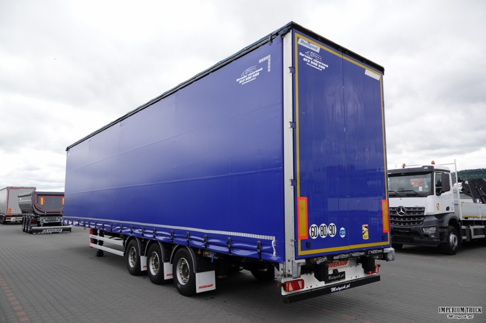 FRUEHAUF / FIRANKA / MEGA / LOW DECK / BARDZO MOCNA PODŁOGA SZYNA-DESKA / SAF / DACH PODNOSZONY / SPROWADZONA - Curtainsider semi-trailer: picture 4 FRUEHAUF / FIRANKA / MEGA / LOW DECK / BARDZO MOCNA PODŁOGA SZYNA-DESKA / SAF / DACH PODNOSZONY / SPROWADZONA - Curtainsider semi-trailer: picture 4