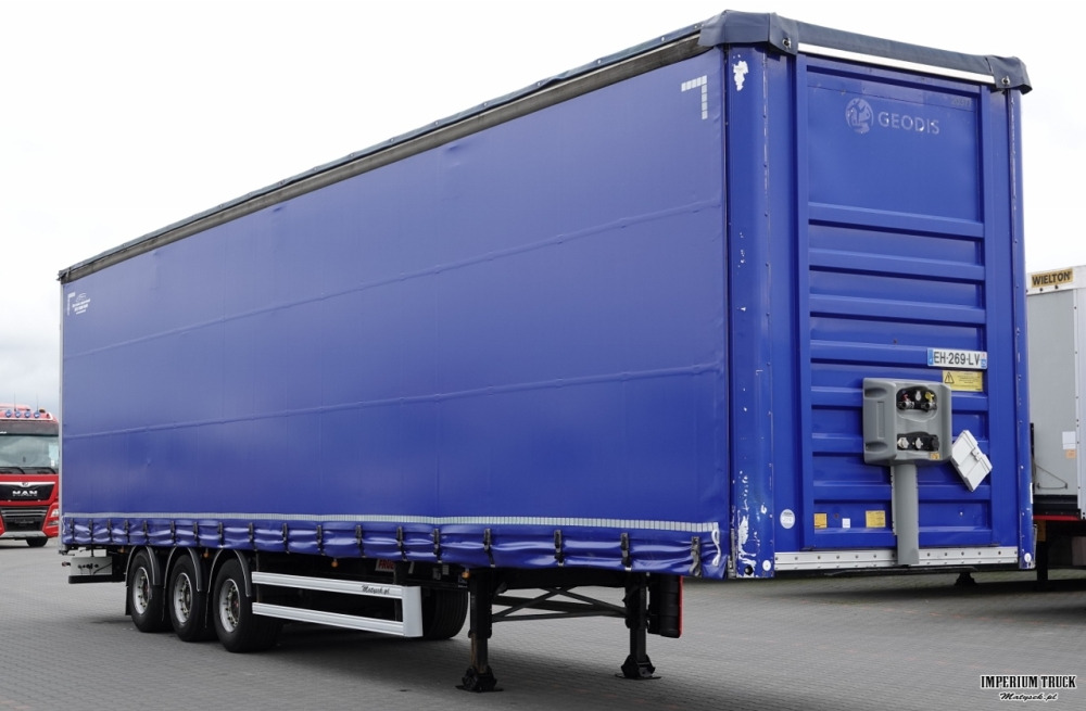 FRUEHAUF / FIRANKA / MEGA / LOW DECK / BARDZO MOCNA PODŁOGA SZYNA-DESKA / SAF / DACH PODNOSZONY / SPROWADZONA - Curtainsider semi-trailer: picture 1 FRUEHAUF / FIRANKA / MEGA / LOW DECK / BARDZO MOCNA PODŁOGA SZYNA-DESKA / SAF / DACH PODNOSZONY / SPROWADZONA - Curtainsider semi-trailer: picture 1