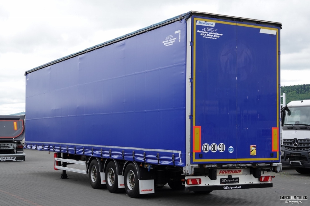 FRUEHAUF / FIRANKA / MEGA / LOW DECK / BARDZO MOCNA PODŁOGA SZYNA-DESKA / SAF / DACH PODNOSZONY / SPROWADZONA - Curtainsider semi-trailer: picture 5 FRUEHAUF / FIRANKA / MEGA / LOW DECK / BARDZO MOCNA PODŁOGA SZYNA-DESKA / SAF / DACH PODNOSZONY / SPROWADZONA - Curtainsider semi-trailer: picture 5