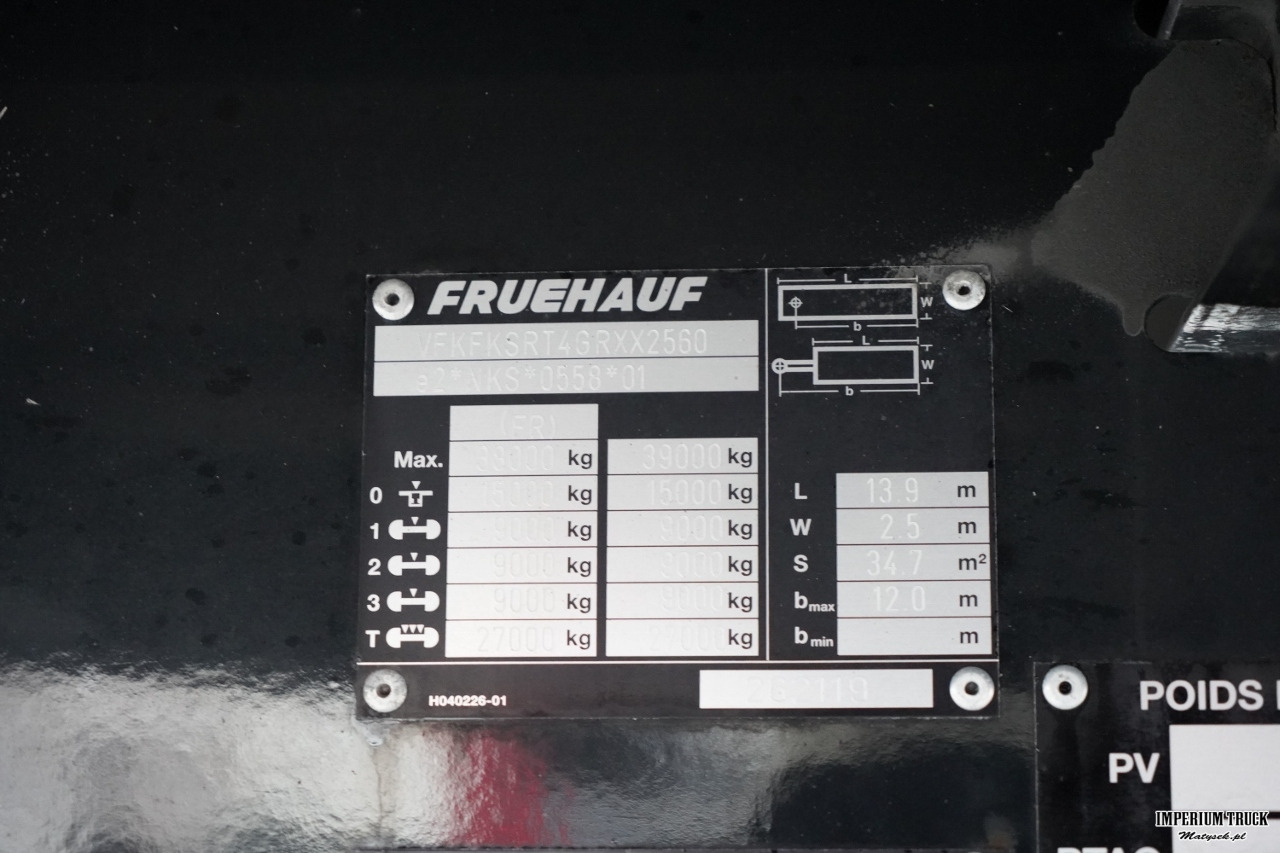 FRUEHAUF FIRANKA / MEGA / MOCNA-PODŁOGA / OSIE SAF / leasing FRUEHAUF FIRANKA / MEGA / MOCNA-PODŁOGA / OSIE SAF /: picture 27 FRUEHAUF FIRANKA / MEGA / MOCNA-PODŁOGA / OSIE SAF / leasing FRUEHAUF FIRANKA / MEGA / MOCNA-PODŁOGA / OSIE SAF /: picture 27