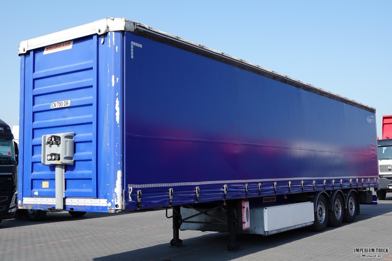FRUEHAUF / FIRANKA / STANDARD / MOCNA PODŁOGA SZYNA DESKA / PALECIARA / OSIE SAF - Curtainsider semi-trailer: picture 1 FRUEHAUF / FIRANKA / STANDARD / MOCNA PODŁOGA SZYNA DESKA / PALECIARA / OSIE SAF - Curtainsider semi-trailer: picture 1