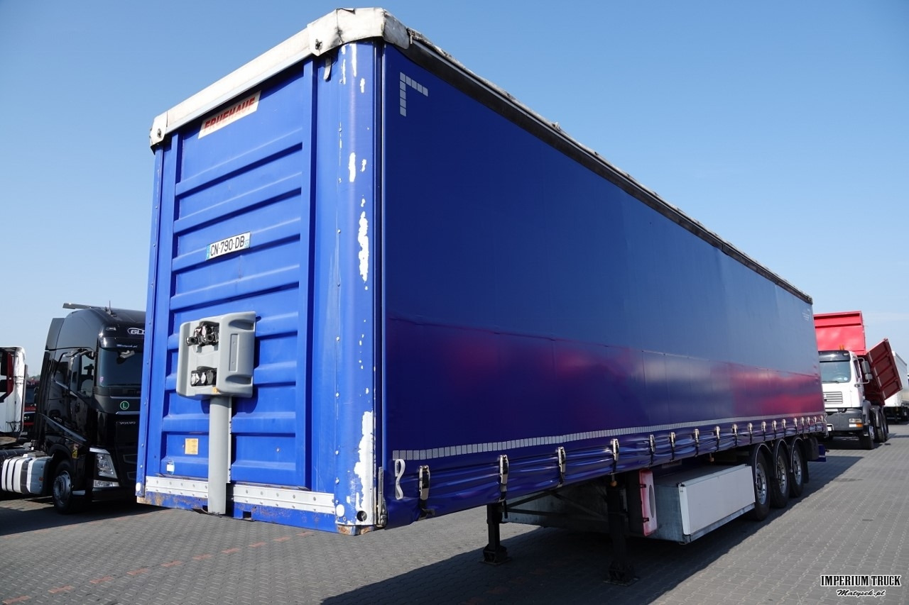 FRUEHAUF / FIRANKA / STANDARD / MOCNA PODŁOGA SZYNA DESKA / PALECIARA / OSIE SAF - Curtainsider semi-trailer: picture 3 FRUEHAUF / FIRANKA / STANDARD / MOCNA PODŁOGA SZYNA DESKA / PALECIARA / OSIE SAF - Curtainsider semi-trailer: picture 3