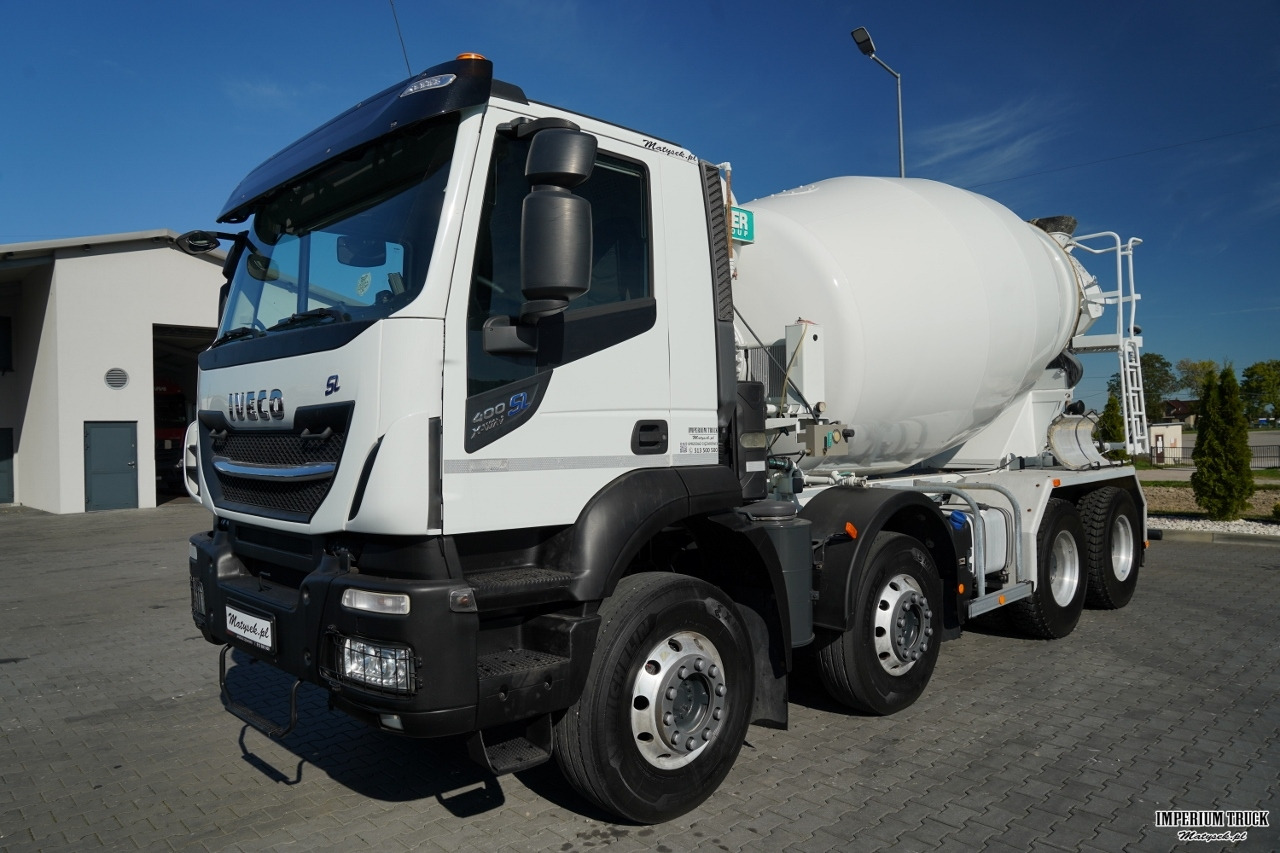 IVECO 400 SL X-WAY STRALIS / 8X4 / BETONOMIESZARKA / IMER / OPONY 100 % / ALUFELGI / - Concrete mixer truck: picture 2 IVECO 400 SL X-WAY STRALIS / 8X4 / BETONOMIESZARKA / IMER / OPONY 100 % / ALUFELGI / - Concrete mixer truck: picture 2