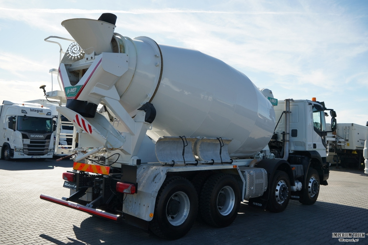 IVECO 400 SL X-WAY STRALIS / 8X4 / BETONOMIESZARKA / IMER / OPONY 100 % / ALUFELGI / - Concrete mixer truck: picture 5 IVECO 400 SL X-WAY STRALIS / 8X4 / BETONOMIESZARKA / IMER / OPONY 100 % / ALUFELGI / - Concrete mixer truck: picture 5