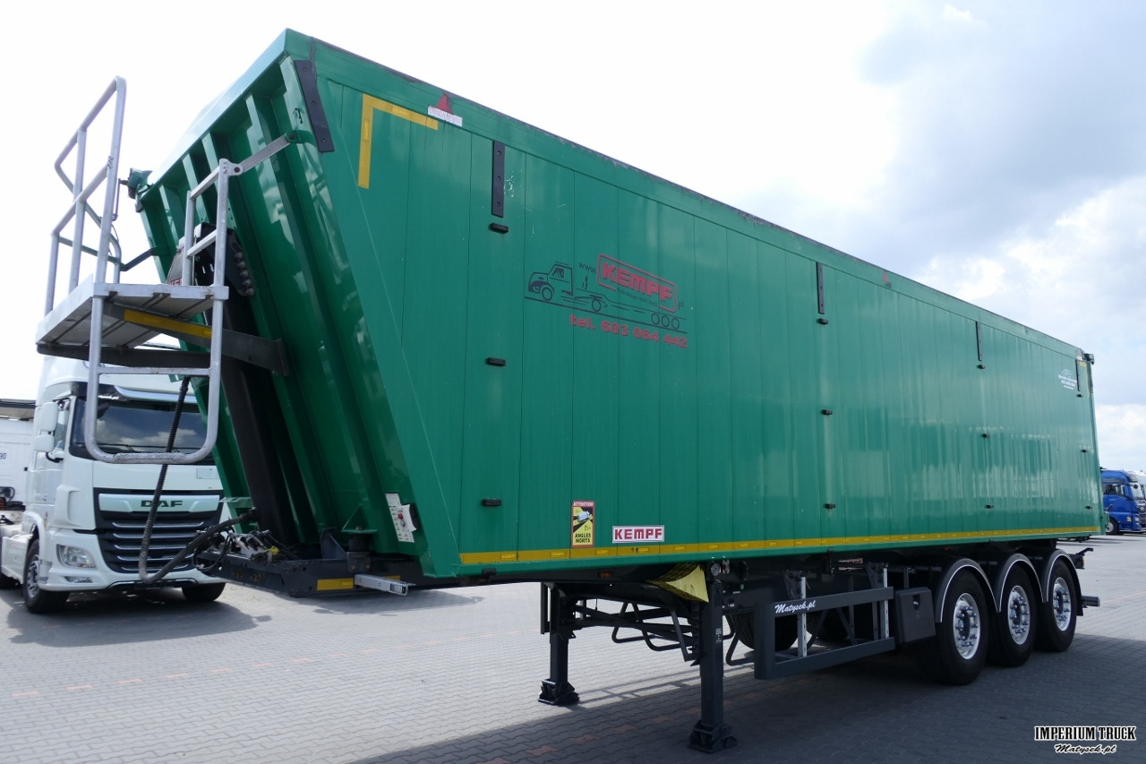 KEMPF WYWROTKA 60m3 / 2018 ROK / KLAPO DRZWI / OŚ PODNOSZONA - Tipper semi-trailer: picture 3 KEMPF WYWROTKA 60m3 / 2018 ROK / KLAPO DRZWI / OŚ PODNOSZONA - Tipper semi-trailer: picture 3