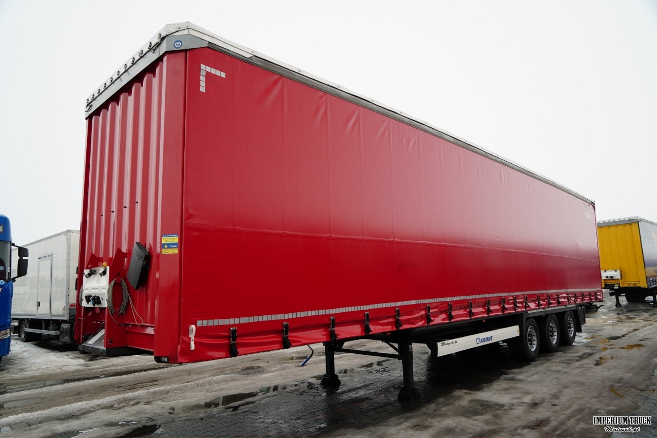 KRONE FIRANKA / MEGA / OŚ PODNOSZONA / DACH PODNOSZONY / LOW DECK / - Curtainsider semi-trailer: picture 4 KRONE FIRANKA / MEGA / OŚ PODNOSZONA / DACH PODNOSZONY / LOW DECK / - Curtainsider semi-trailer: picture 4