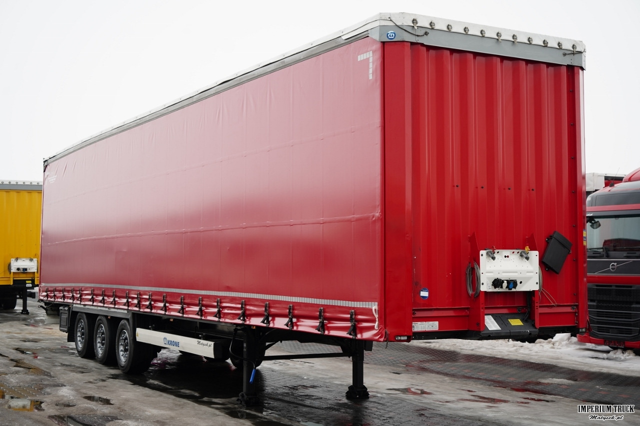 KRONE FIRANKA / MEGA / OŚ PODNOSZONA / DACH PODNOSZONY / LOW DECK / - Curtainsider semi-trailer: picture 1 KRONE FIRANKA / MEGA / OŚ PODNOSZONA / DACH PODNOSZONY / LOW DECK / - Curtainsider semi-trailer: picture 1