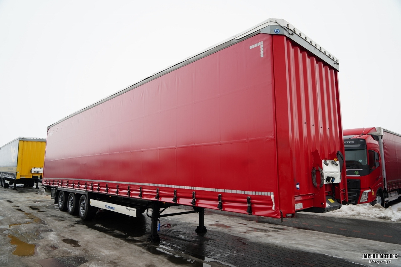 KRONE FIRANKA / MEGA / OŚ PODNOSZONA / DACH PODNOSZONY / LOW DECK / - Curtainsider semi-trailer: picture 2 KRONE FIRANKA / MEGA / OŚ PODNOSZONA / DACH PODNOSZONY / LOW DECK / - Curtainsider semi-trailer: picture 2