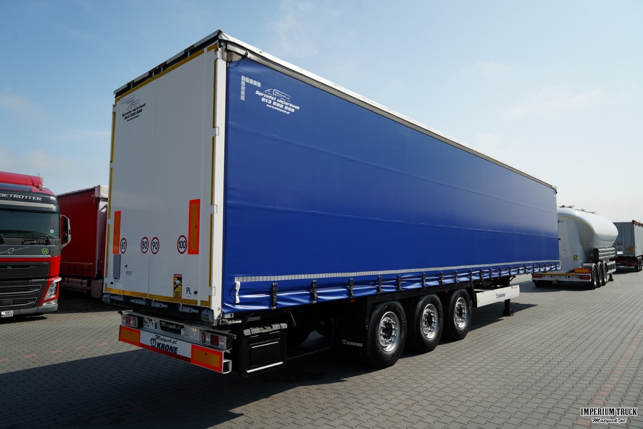 KRONE FIRANKA STANDARD / OŚ PODNOSZONA / DACH PODNOSOZNY / OPONY 100% / 2019 ROK - Curtainsider semi-trailer: picture 5 KRONE FIRANKA STANDARD / OŚ PODNOSZONA / DACH PODNOSOZNY / OPONY 100% / 2019 ROK - Curtainsider semi-trailer: picture 5