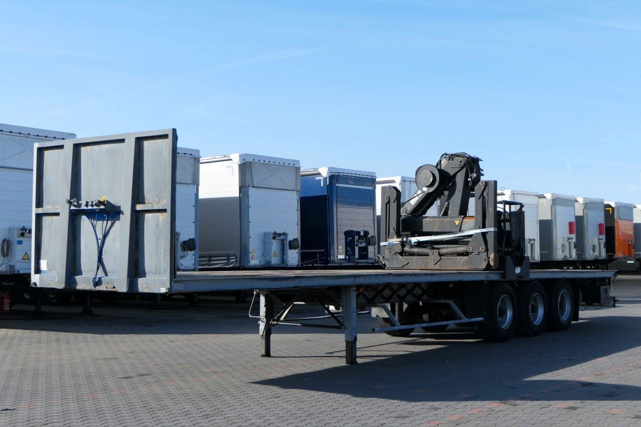 Kaiser PLATFORM/FOR BUILDING/CRANE HIAB /STRONG-FLOOR - Dropside/ Flatbed semi-trailer: picture 1 Kaiser PLATFORM/FOR BUILDING/CRANE HIAB /STRONG-FLOOR - Dropside/ Flatbed semi-trailer: picture 1