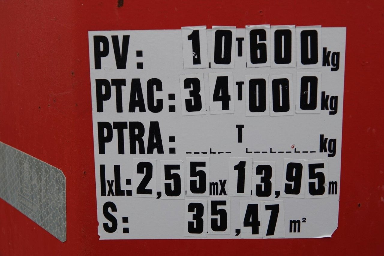 Low loader semi-trailer Kaiser S450 / NACZEPA LAWETA / NISKOPODWOZIE / PODEST H: picture 18