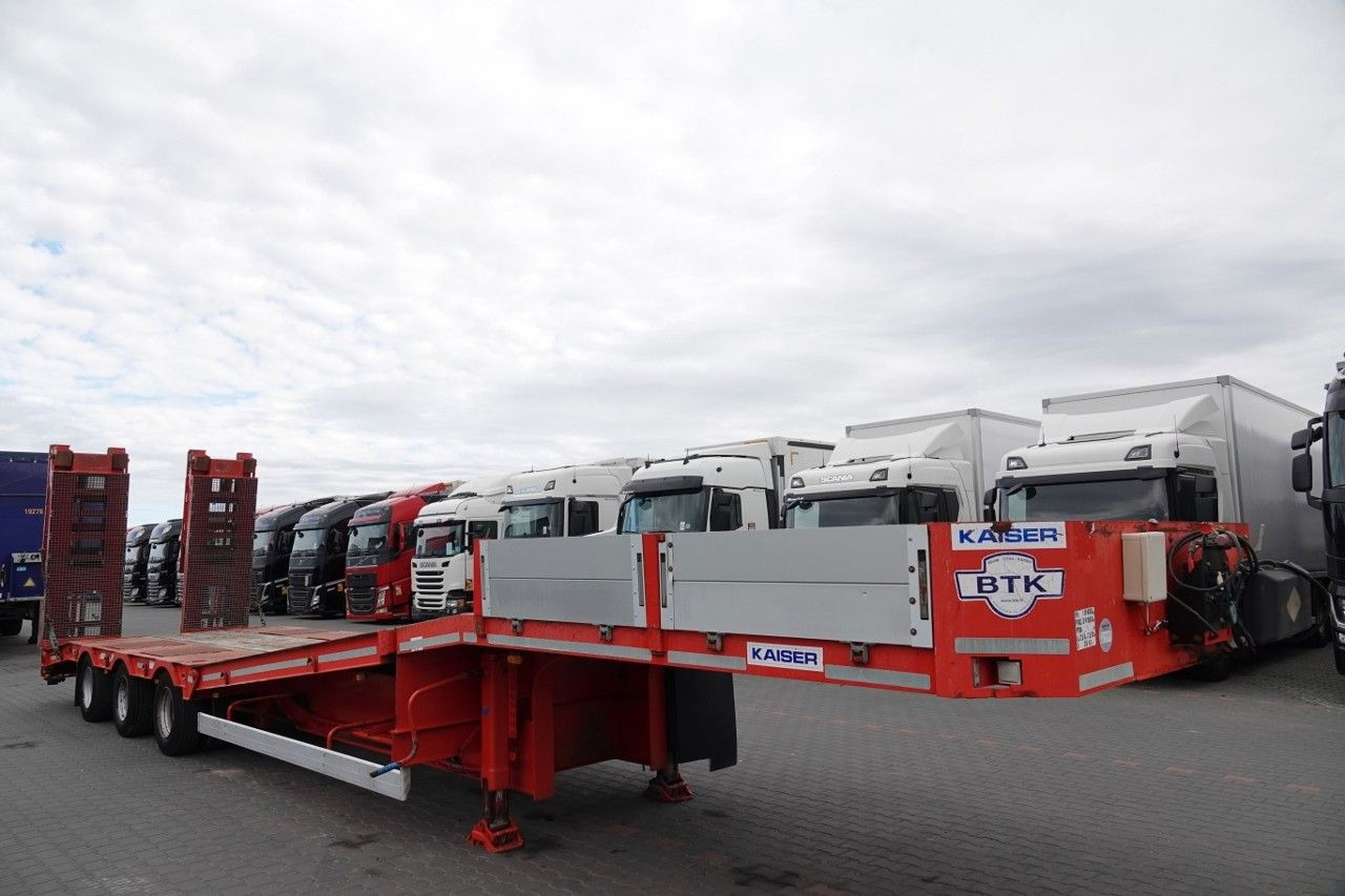 Low loader semi-trailer Kaiser S450 / NACZEPA LAWETA / NISKOPODWOZIE / PODEST H: picture 7