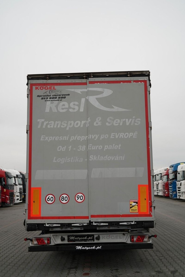 Curtainsider semi-trailer Kögel FIRANKA / MEGA / OŚ PODNOSZONA / OSIE SAF / DACH: picture 12