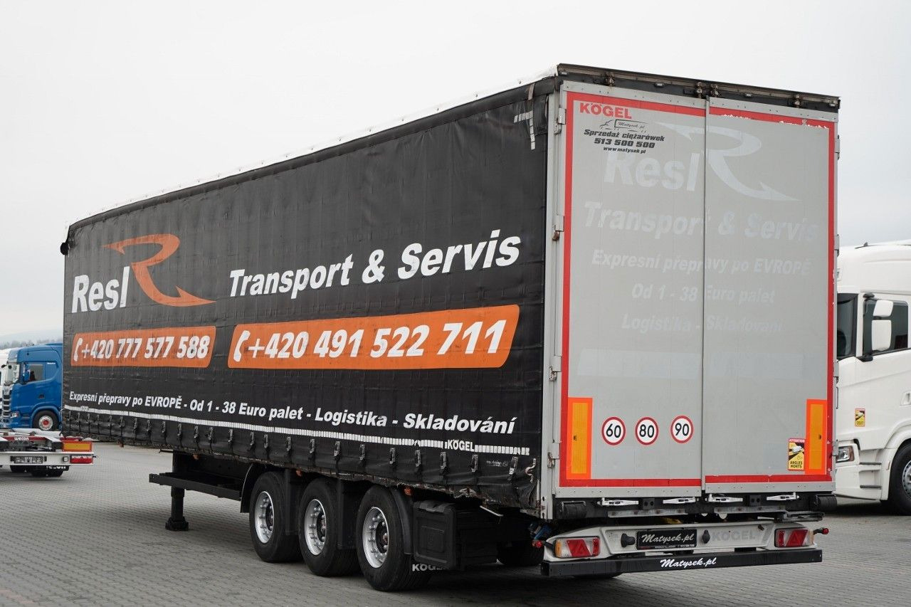 Curtainsider semi-trailer Kögel FIRANKA / MEGA / OŚ PODNOSZONA / OSIE SAF / DACH: picture 6