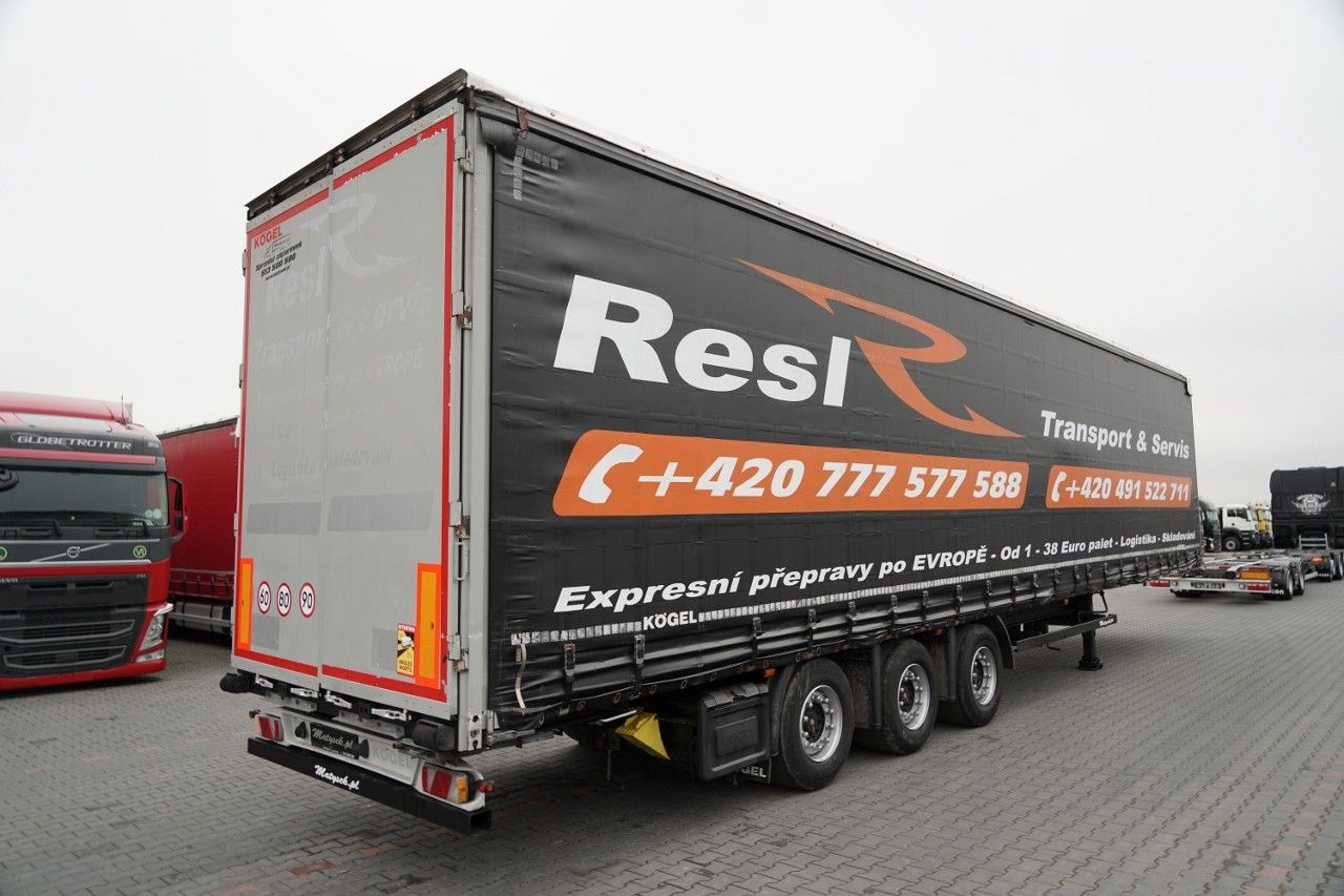 Curtainsider semi-trailer Kögel FIRANKA / MEGA / OŚ PODNOSZONA / OSIE SAF / DACH: picture 7