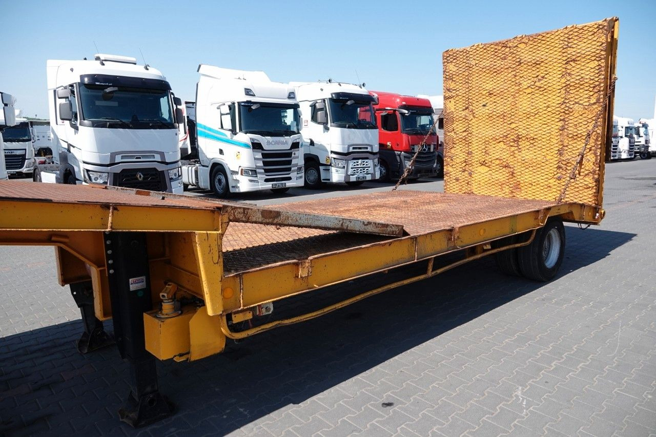 Low loader semi-trailer LOUAULT LAWETA NISKOPODWOZIOWA / NAJAZDY HYDRAUL: picture 10