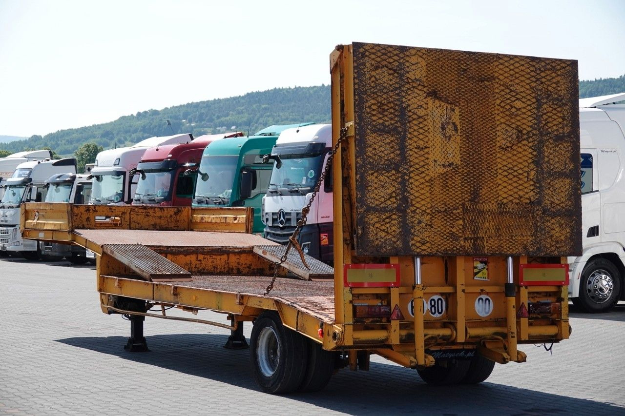 Low loader semi-trailer LOUAULT LAWETA NISKOPODWOZIOWA / NAJAZDY HYDRAUL: picture 6