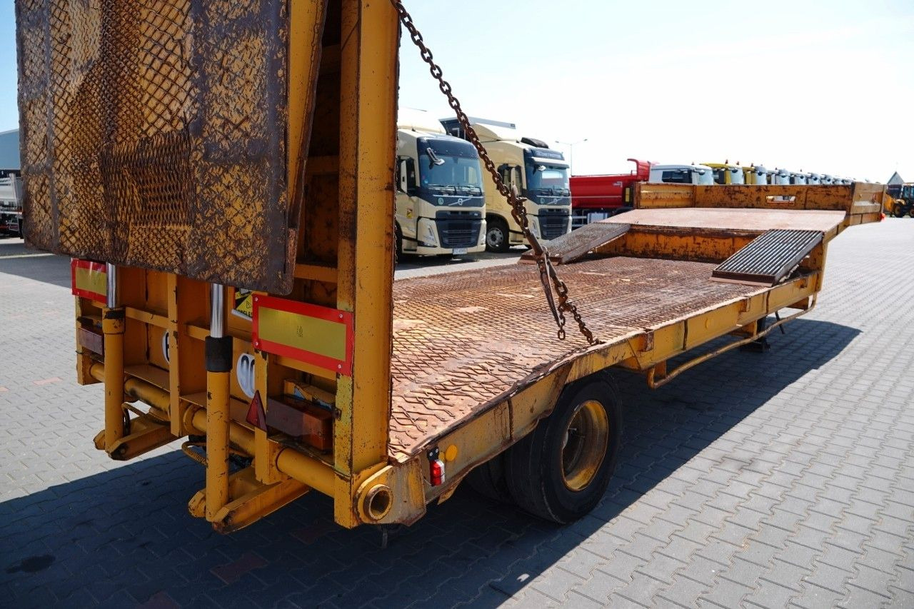 Low loader semi-trailer LOUAULT LAWETA NISKOPODWOZIOWA / NAJAZDY HYDRAUL: picture 13