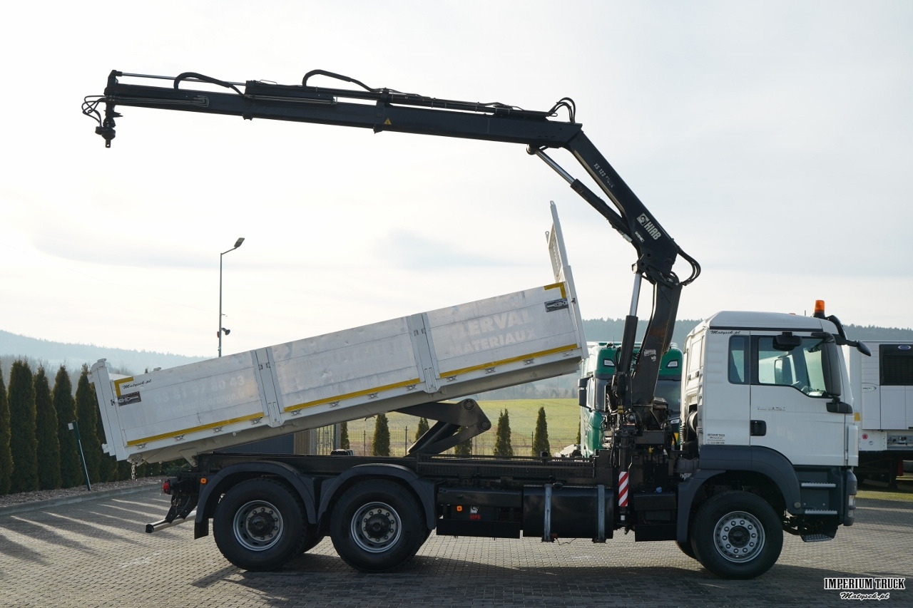 MAN TGS 33.360 / 6x4 / WYWROTKA TYLNOZSYPOWA 5,8 M + HDS HIAB XS 122 / STEROWANIE RADIOWE / HDS ZA KABINĄ / EURO 5 / MANUAL - Tipper, Crane truck: picture 5 MAN TGS 33.360 / 6x4 / WYWROTKA TYLNOZSYPOWA 5,8 M + HDS HIAB XS 122 / STEROWANIE RADIOWE / HDS ZA KABINĄ / EURO 5 / MANUAL - Tipper, Crane truck: picture 5
