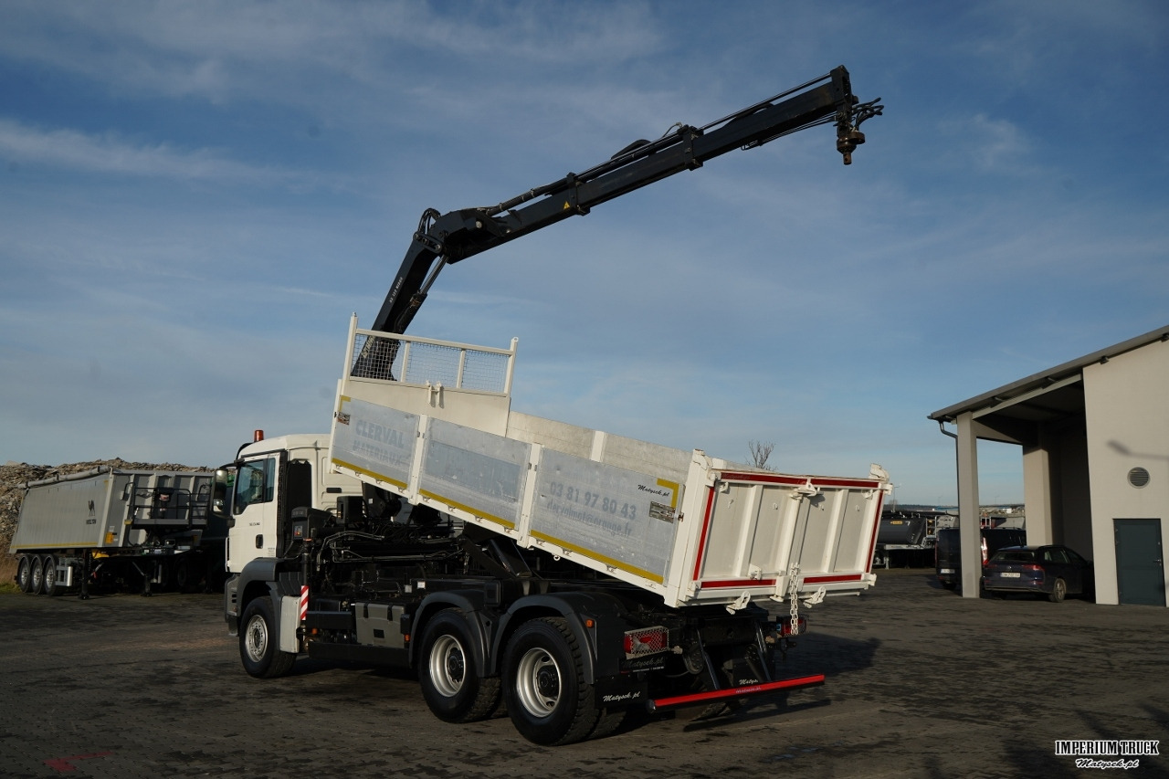 MAN TGS 33.360 / 6x4 / WYWROTKA TYLNOZSYPOWA 5,8 M + HDS HIAB XS 122 / STEROWANIE RADIOWE / HDS ZA KABINĄ / EURO 5 / MANUAL - Tipper, Crane truck: picture 3 MAN TGS 33.360 / 6x4 / WYWROTKA TYLNOZSYPOWA 5,8 M + HDS HIAB XS 122 / STEROWANIE RADIOWE / HDS ZA KABINĄ / EURO 5 / MANUAL - Tipper, Crane truck: picture 3