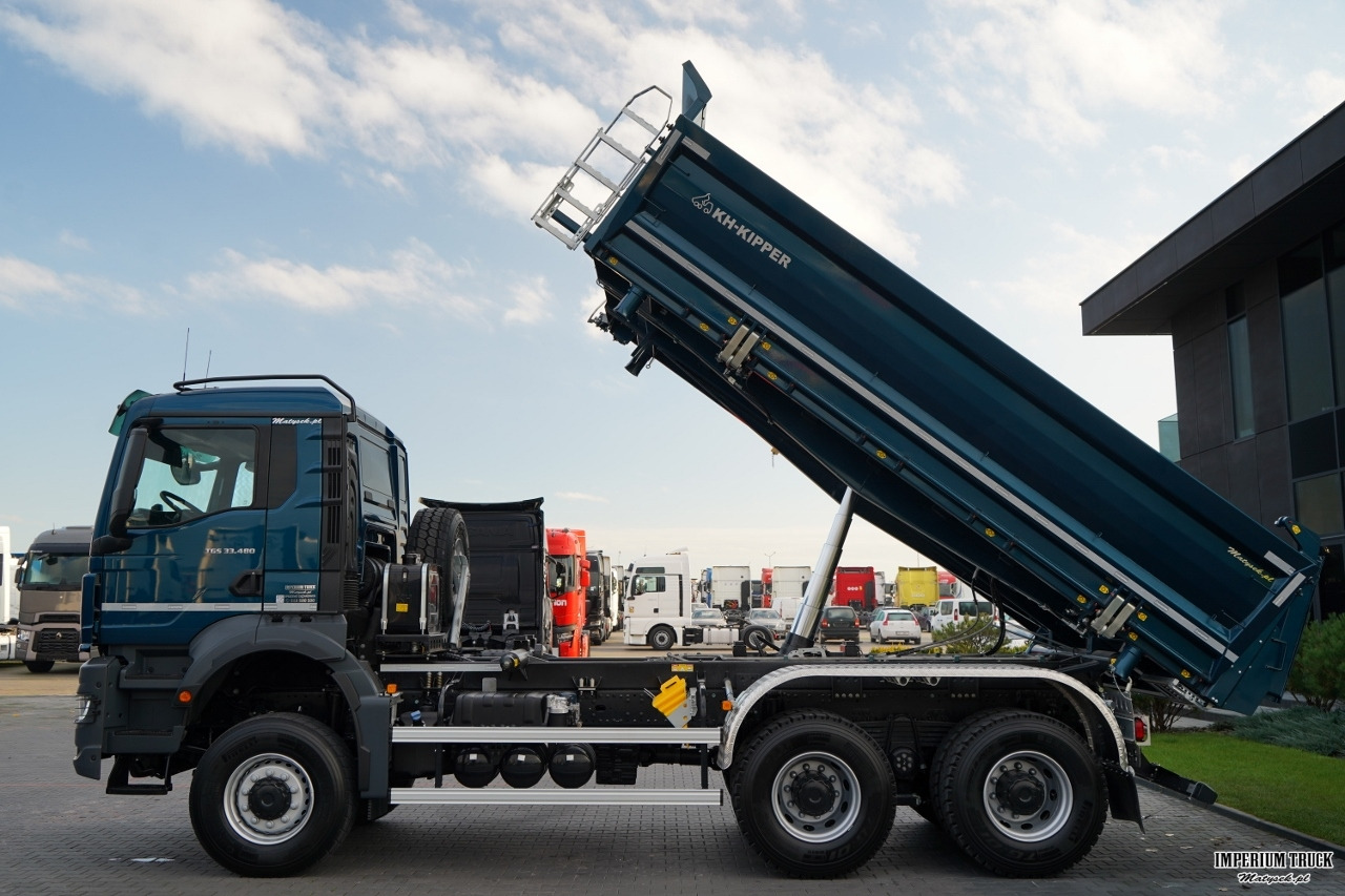 MAN TGS 33.480 / 6X6 / WYWROTKA 3 STRONNA / BORDMATIC / HYDROBURTA / KH KIPPER / AUTOMAT / FABRYCZNIE NOWY / DOSTĘPNY OD RĘKI / - Tipper: picture 5 MAN TGS 33.480 / 6X6 / WYWROTKA 3 STRONNA / BORDMATIC / HYDROBURTA / KH KIPPER / AUTOMAT / FABRYCZNIE NOWY / DOSTĘPNY OD RĘKI / - Tipper: picture 5
