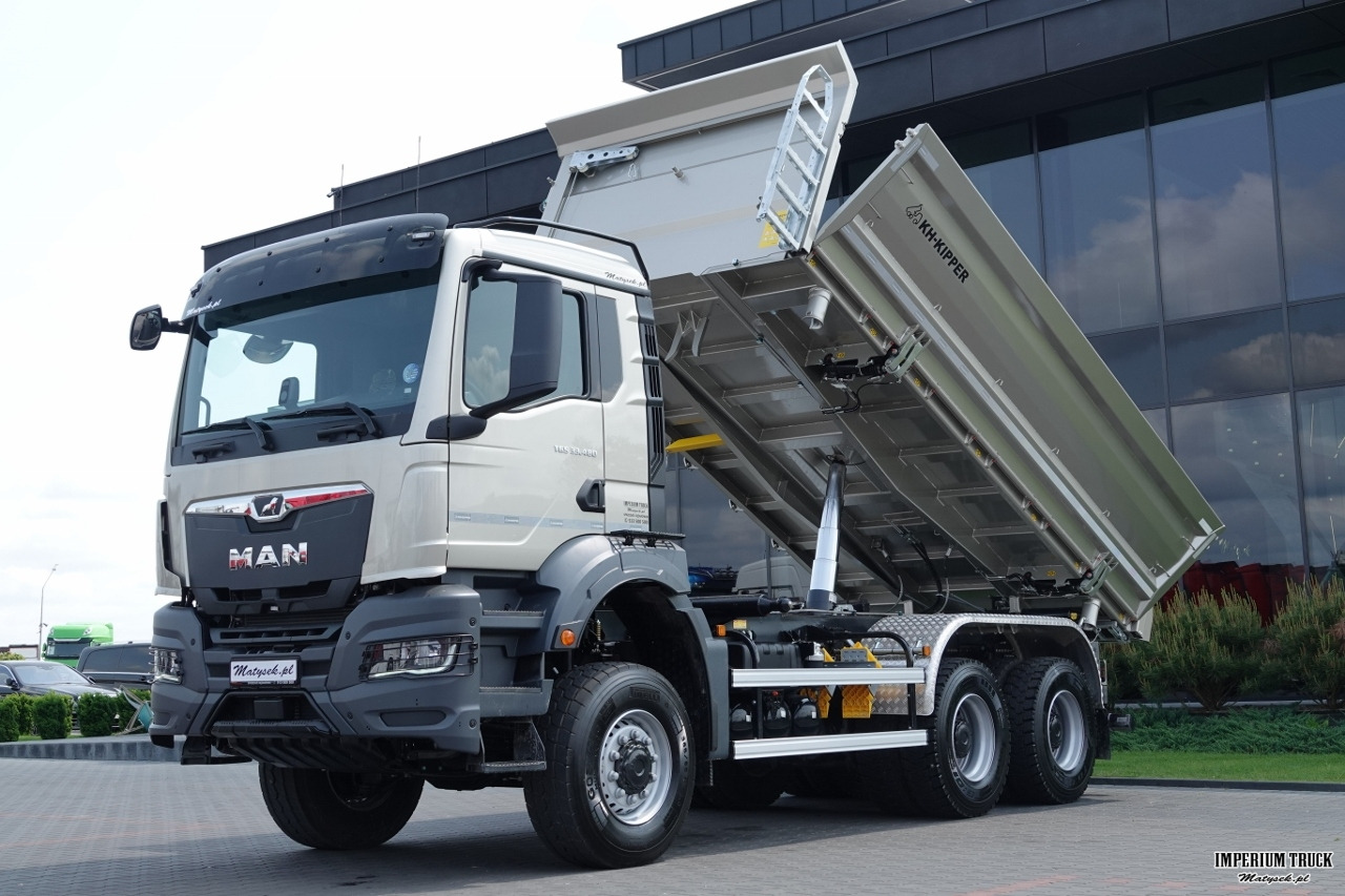 MAN TGS 33.480 / 6X6 / WYWROTKA 3 STRONNA / BORDMATIC / KH KIPPER / AUTOMAT / FABRYCZNIE NOWY / BOGATA OPCJA / 2025 - Tipper: picture 1 MAN TGS 33.480 / 6X6 / WYWROTKA 3 STRONNA / BORDMATIC / KH KIPPER / AUTOMAT / FABRYCZNIE NOWY / BOGATA OPCJA / 2025 - Tipper: picture 1